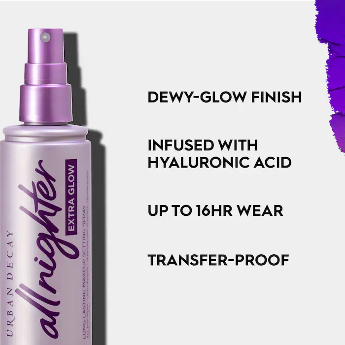 URBAN DECAY - All Nighter Extra Glow Dewy Setting Spray
