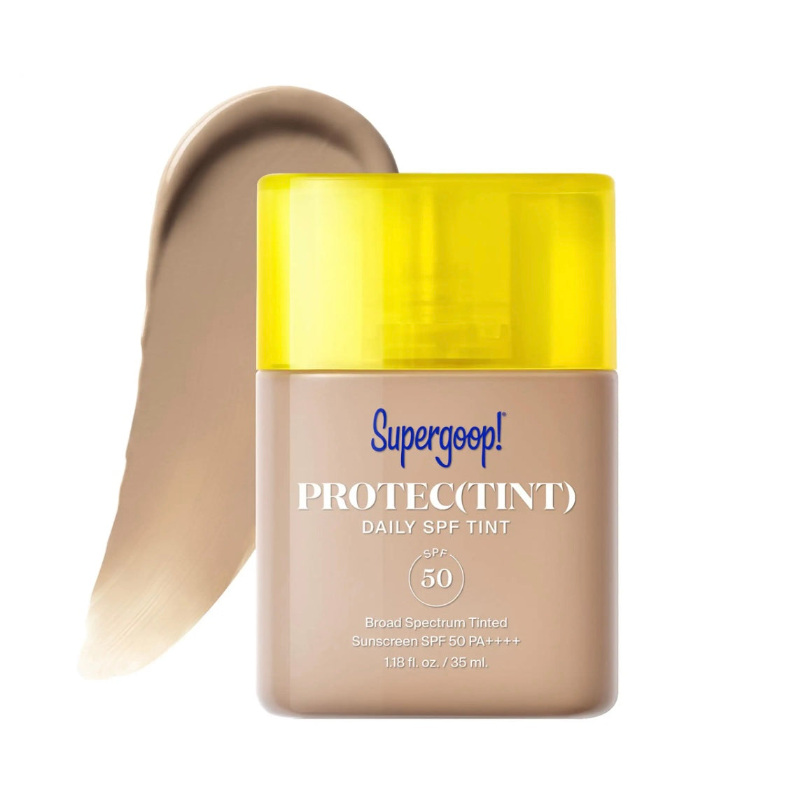 SUPERGOOP! - Protec(tint) Daily SPF Tint SPF 50 Sunscreen Skin Tint with Hyaluronic Acid and Ectoin
